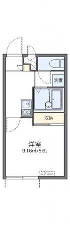 レオパレス三立ハイツ茅ヶ崎の物件間取画像